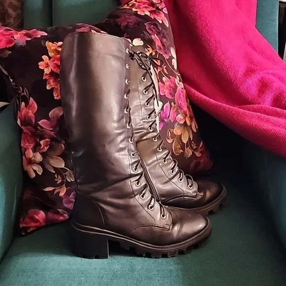 👢 Madden Girl Mid-Calf Black Boots – Women’s Size 7.5 👢 - Picture 1 of 4